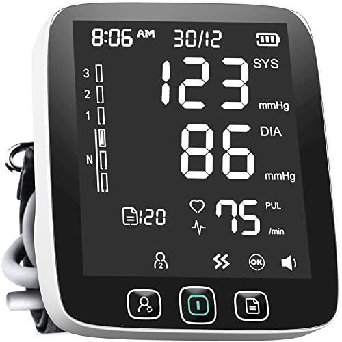 All New LAZLE Blood Pressure Monitor Automatic Upper Arm Machine Accurate Adjustable Digital BP Cuff Kit Largest Backlit Display 200 Sets Memory Includes Batteries Carrying Case 0 belly baby and beyond