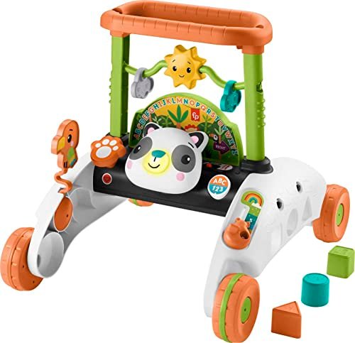 Fisher Price Baby Toddler Toy 2 Sided Steady Speed Panda Walker With Smart Stages Learning Blocks For Ages 6 Months 0 belly baby and beyond