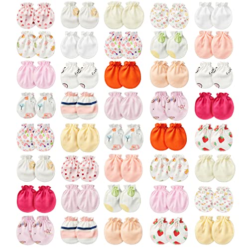 Newborn Baby Gloves Infant No Scratch Elastic Wrist Infant Soft Gloves Baby Mittens for 0 6 Months Baby Girls Boys 0 belly baby and beyond