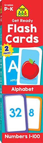 School Zone Get Ready Flash Cards Alphabet Numbers 2 Pack Ages 4 to 6 Preschool to Kindergarten ABCs Uppercase and Lowercase Letters Numbers 1 100 Counting and More Mass Market Paperback January 25 2 0 belly baby and beyond