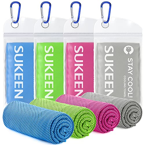 Sukeen 4 Pack Cooling Towel