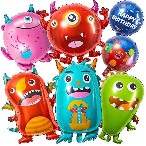 14 Pieces Party Balloons Set Birthday Party Supplies Themed Party Aluminum Balloons for Birthday Party Decorations Favors 6 Styles 0 belly baby and beyond