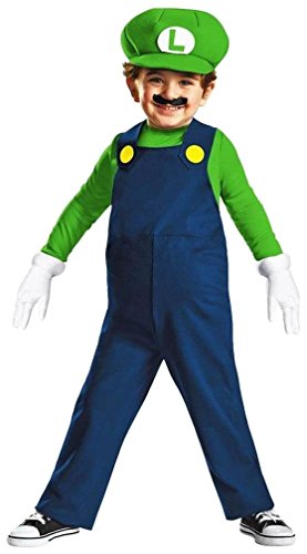 Disguise Nintendo Super Mario Brothers Luigi Boys Toddler Costume 0 belly baby and beyond