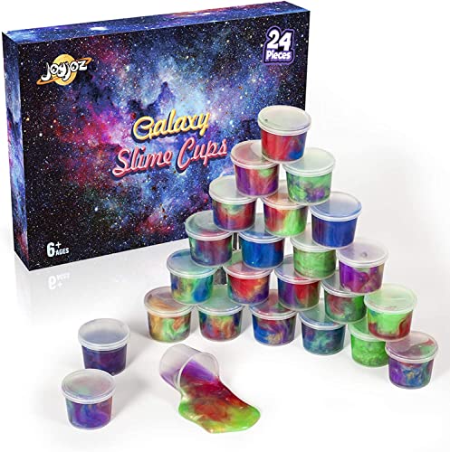 Joyjoz 24 Pieces Galaxy Slime Party Favor for Kids Girls Boys Adults Ages 6 Non Sticky Stress Anxiety Relief Wet Super Soft Sludge Toy 0 belly baby and beyond