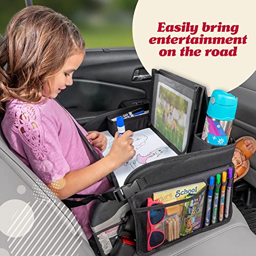 Buy Lusso Gear Kids Travel Tray for Toddler Car Seat Travel Tray for Kids Car Seat Lap Tray for Airplane Kids Travel Desk Essential Accessories Carseat Table Tray for Kids Road Trip