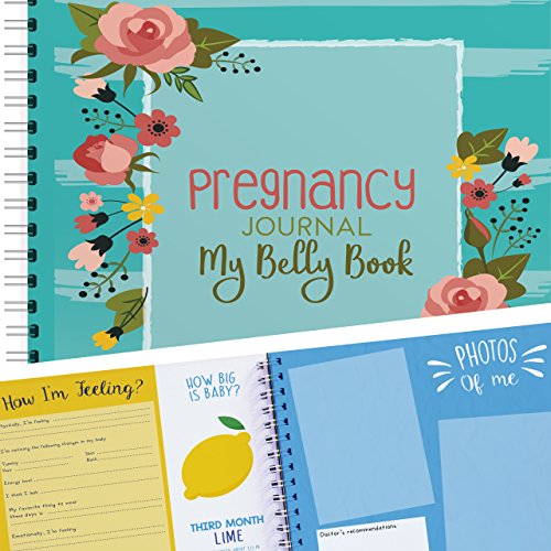 My Belly Book Pregnancy Journal Memory Book with Stickers Babys Scrapbook and Photo Album Pregnancy Must Haves for First Time Moms Picture and Milestone Books for Toddlers New Version 0 belly baby and beyond