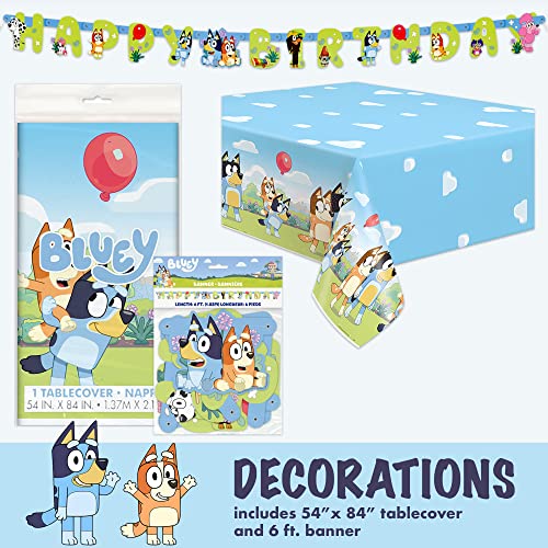 Unique Bluey Birthday Party Supplies Bluey Party Supplies Bluey Birthday Decorations Bluey Party Decorations With Bluey Balloons Banner Tablecover Bluey Plates Bluey Napkins Button 0 2 belly baby and beyond