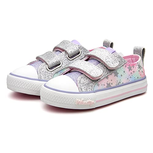 Weestep ToddlerLittke Kid Girls Glitter School Casual Sneakers 0 5 belly baby and beyond