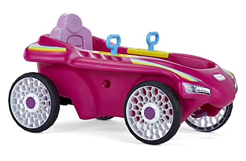 Little Tikes Jett Car Racer Pink Ride On Car with Adjustable Seat Back Dual Handle Rear Wheel Steering Racing Control Kid Powered Fun Great Gift for Kids Toys for Girls Boys Ages 3 10 Years 0 belly baby and beyond