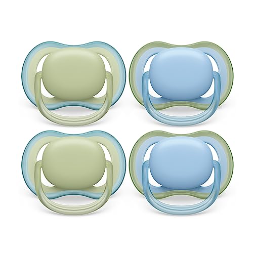 Philips Avent Ultra Air Pacifier 4 x Light Breathable Baby Pacifiers for Babies Aged 0 6 Months BPA Free with Sterilizer Carry Case SCF08548 0 belly baby and beyond