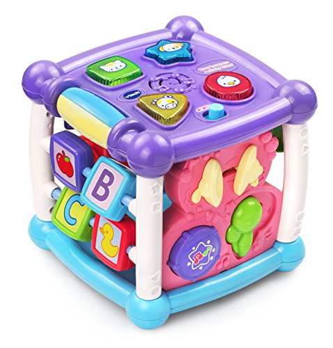 VTech Busy Learners Activity Cube Purple 0 belly baby and beyond