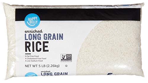 Amazon Brand Happy Belly White Rice Long Grain 5 Lb 0 belly baby and beyond