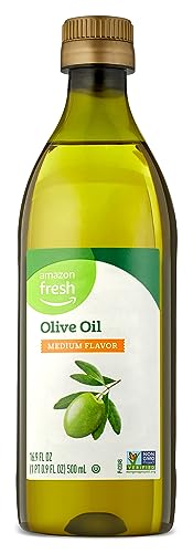 Amazon Fresh Olive Oil Pure Medium Flavor 169 Fl Oz Pack of 1 0 belly baby and beyond