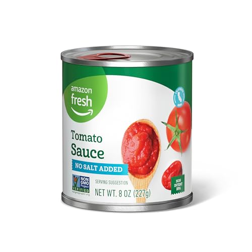 Amazon Fresh Tomato Sauce No Salt Added 8 Oz Previously Happy Belly Packaging May Vary 0 belly baby and beyond