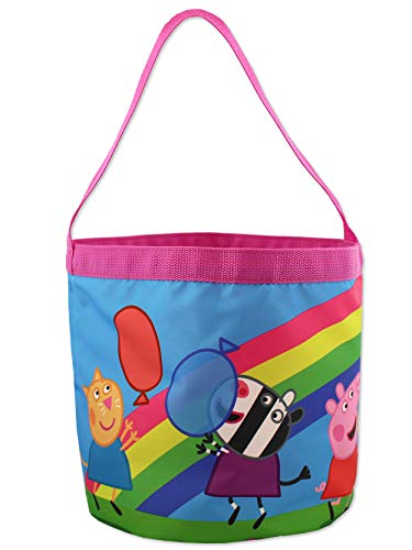 Astley Baker Davies Peppa Pig Girls Collapsible Nylon Bucket Gift Tote Bag 0 belly baby and beyond