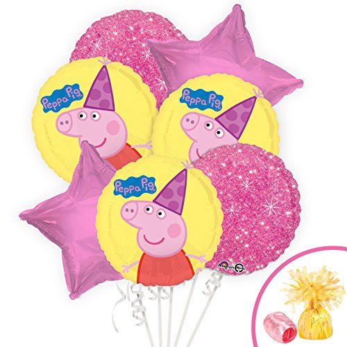 BirthdayExpress Peppa Pig Party Balloons 0 belly baby and beyond