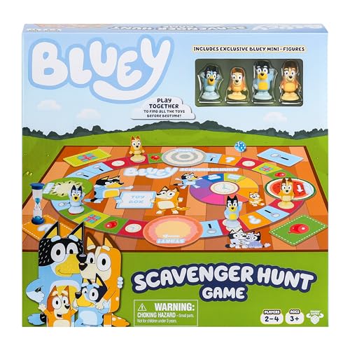 Bluey Scavenger Hunt Game A Fun Board Game Full of Fun Activities to Perform Things to Find and Questions to Answer 0 belly baby and beyond