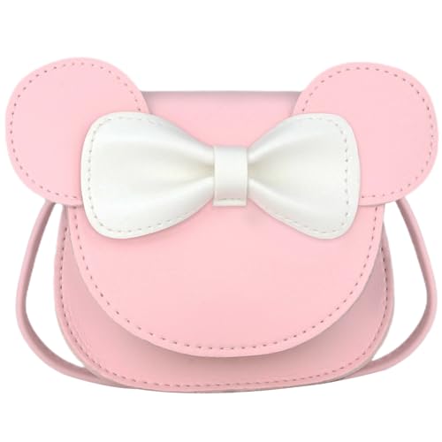 Cartoon Little Mouse Ear Bow Kids Crossbody PurseAdorable Mouse Purse 0 belly baby and beyond