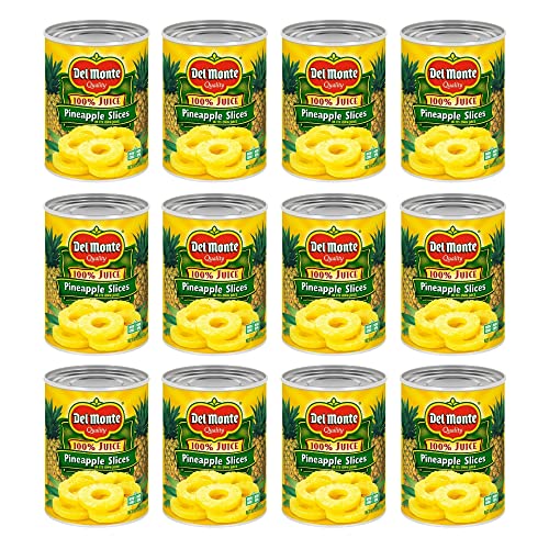 DEL MONTE Canned Pineapple Slices in 100 Juice Canned Fruit 12 Pack 20 oz Can 0 belly baby and beyond