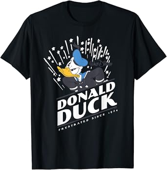 Disney Donald Duck 90th Anniversary Frustrated Since 1934 T Shirt 0 belly baby and beyond