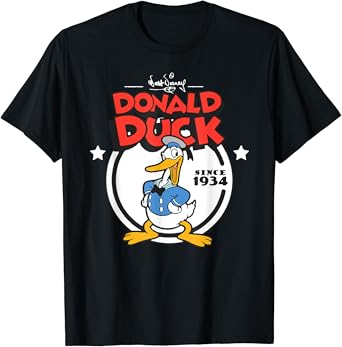 Disney Donald Duck 90th Anniversary Since 1934 Retro Vintage T Shirt 0 belly baby and beyond