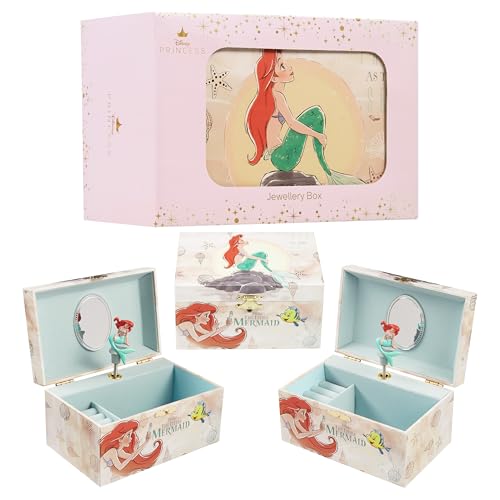 Disney Encanto Musical Jewellery Box for Girls Princess Frozen Storage Box with Spinning Mirabel The Little Mermaid Ariel Elsa Music Box Gifts for Girls 0 belly baby and beyond