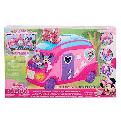 Disney Junior Minnie Mouse Bows A Glow Rolling Glamper 13 piece Figures and Playset 0 belly baby and beyond