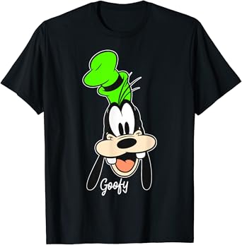 Disney Mickey And Friends Goofy Big Face Vintage Portrait T Shirt 0 belly baby and beyond