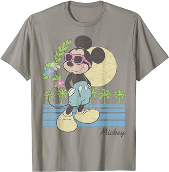 Disney Mickey And Friends Mickey Retro Beach T Shirt 0 belly baby and beyond