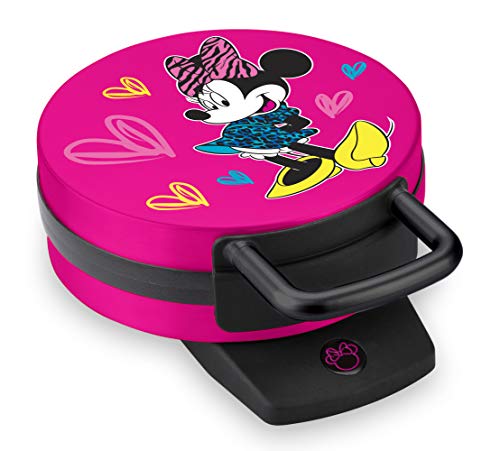 Disney Minnie Mouse Waffle Maker by Select Brands Premium Minnie Mouse Waffle Iron Disney Waffle Maker for Kitchen Appliances For Disney Lovers 7 Waffles Pink 0 belly baby and beyond