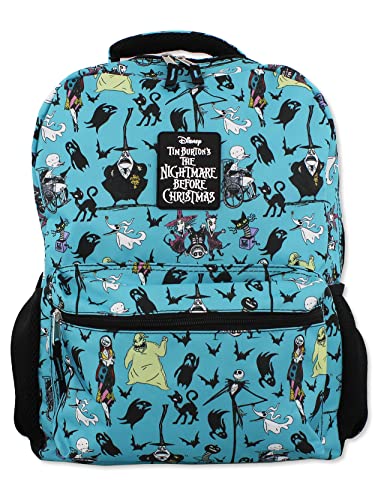 Disney Nightmare Before Christmas Kids 16 Inch School Backpack One Size Teal 0 belly baby and beyond