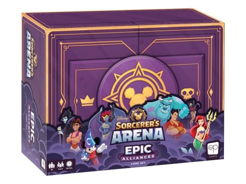 Disney Sorcerers Arena Epic Alliances Core Set Strategy Board Game for 2 or 4 Players Ages 13 Up Featuring Disney and Pixar Characters Villains Officially Licensed Family Game 0 belly baby and beyond