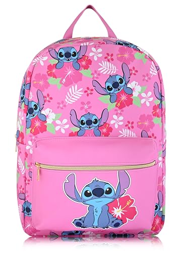 Disney Stitch Backpack for Women Men Unisex Cute PU Leather Large Stitch Backpack Purse Shoulder Purse Stitch Bag and Stitch Accessories 0 belly baby and beyond