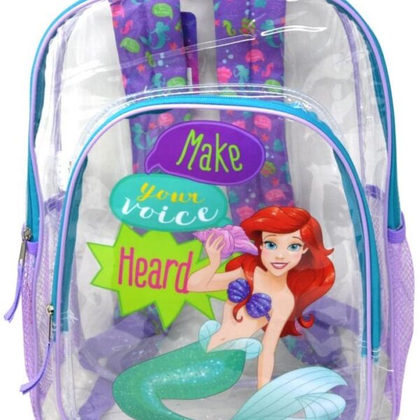 Disney The Little Mermaid Transparent 16 Backpack 0 belly baby and beyond