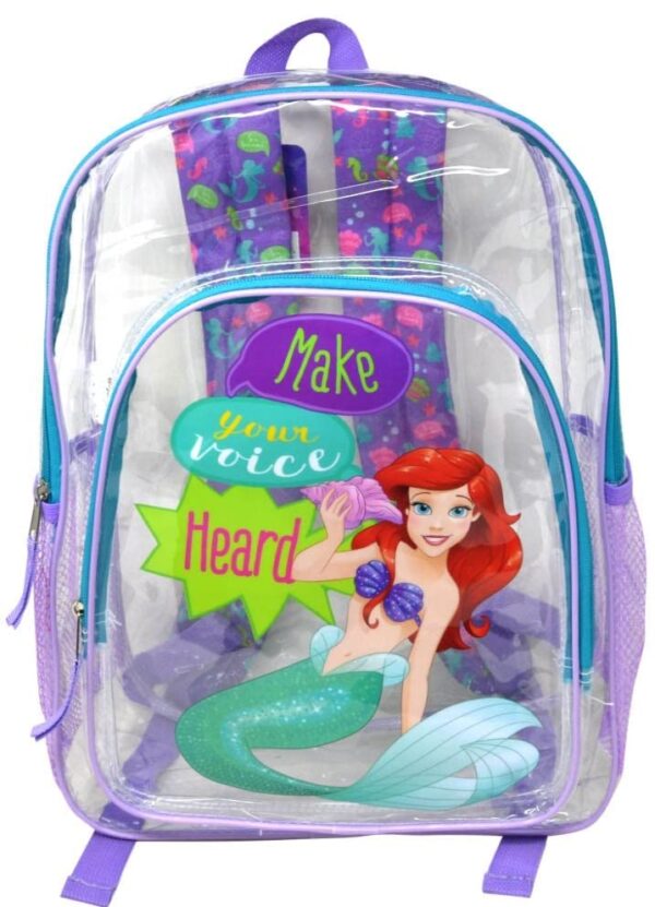 Disney The Little Mermaid Transparent 16 Backpack 0 belly baby and beyond