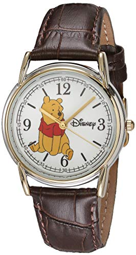 Disney Winnie the Pooh Adult Classic Cardiff Analog Quartz Leather Strap Watch 0 belly baby and beyond