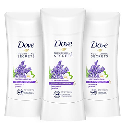 Dove Nourishing Secrets Antiperspirant Deodorant Stick for Women Lavender Jasmine for 48 Hour Underarm Sweat Protection And Soft And Comfortable Underarms 26 oz 3 Count 0 belly baby and beyond