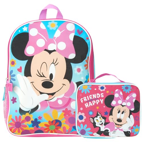 Fast Forward Kids Backpack Disney Frozen Spider Man Paw Patrol 15 School Bookbag with Lunch Box for Boys and Girls Minnie Mouse Pink 0 belly baby and beyond