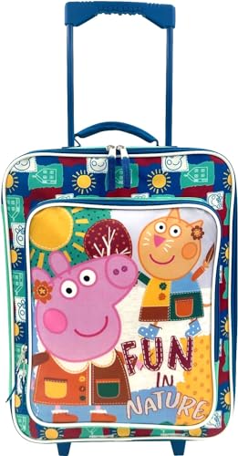 Fast Forward Kids License 16 Soft Side Wheeled Pilot Case Rolling Luggage Peppa Pig 0 belly baby and beyond