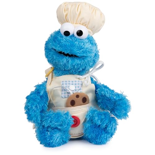 GUND Sesame Street Official Cookie Monster Teach Me Plush Premium Plush Toy for Ages 1 Up Blue 15 0 belly baby and beyond