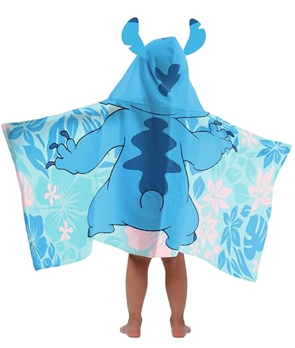 Jay Franco Disney Lilo Stitch Hooded Bath Towel Measures 22 x 51 Inches Soft Cozy Kids Cotton PoolBeach Towel 0 belly baby and beyond