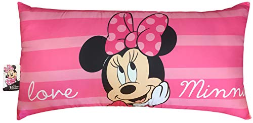 Jay Franco Disney Minnie Mouse Love Decorative Body Pillow Cover Kids Super Soft 1 Pack Bed Pillow Cover Measures 20 Inches x 54 Inches Official Disney Product 0 belly baby and beyond