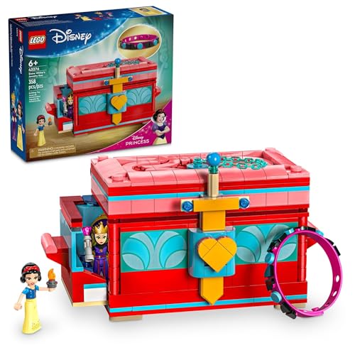 LEGO Disney Snow Whites Jewelry Box Snow White and The Evil Queen Mini Doll Figures Building Disney Toy for Kids Birthday Gift for 6 Years Old Girls and Boys Play Disney Bracelet 43276 0 belly baby and beyond