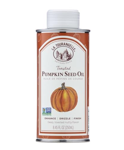 La Tourangelle Toasted Pumpkin Seed Oil Great for Cooking Salad Dressings Pastas and Spreads Health and Beauty Oil 845 fl oz 0 belly baby and beyond