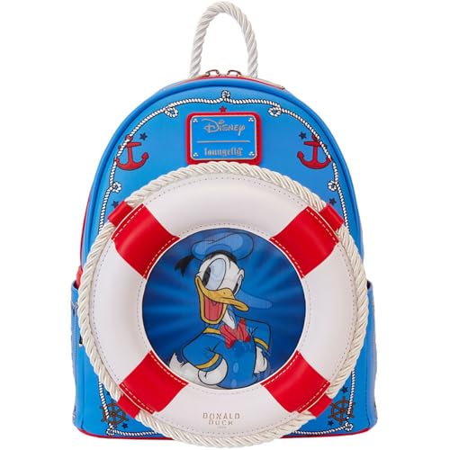 Loungefly Disney Donald Duck 90th Anniversary Lenticular Mini Backpack Small 0 belly baby and beyond