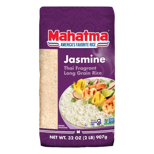 Mahatma Jasmine Rice 32 Ounce Bag of Rice Thai Indian or Cambodian Fragrant Flavored Rice Stovetop or Microwave Rice 0 belly baby and beyond