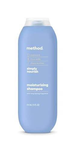 Method Moisturizing Shampoo Simply Nourish with Shea Butter Coconut and Rice Milk Scent Notes Paraben and Sulfate Free 14 oz Pack of 1 0 belly baby and beyond