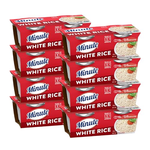 Minute Ready to Serve White Rice Microwavable Rice Cups 44 Ounce Cups 2 Count Pack of 8 0 belly baby and beyond