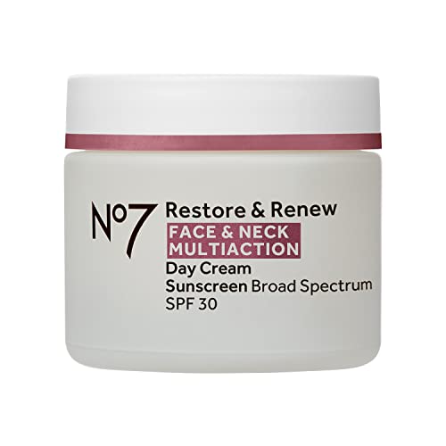 No7 Restore Renew Multi Action Face Neck SPF 30 Day Cream Firming Hydrating Face Moisturizer with Hyaluronic Acid to Help Visibly Reduce the Appearance of Wrinkles 169 Fl Oz 0 belly baby and beyond