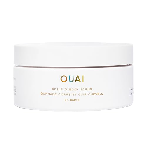 OUAI Scalp Body Scrub St Barts Travel Size Exfoliating Body Scrub with Sugar Coconut Oil Blend for Smooth Moisturized Skin Gentle Scalp Scrub for Removing Product Build Up 34 Oz 0 belly baby and beyond